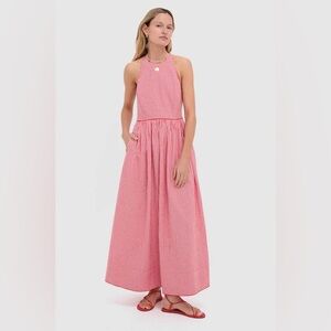 NWT Tuckernuck Red and White Gingham Halter Marcie Dress